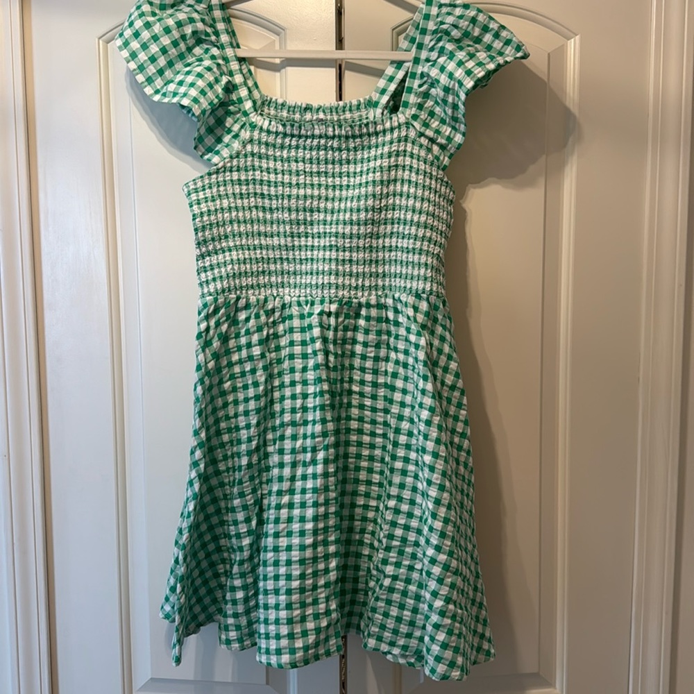Old Navy Ruffle Sleeve Gingham Dress Size M